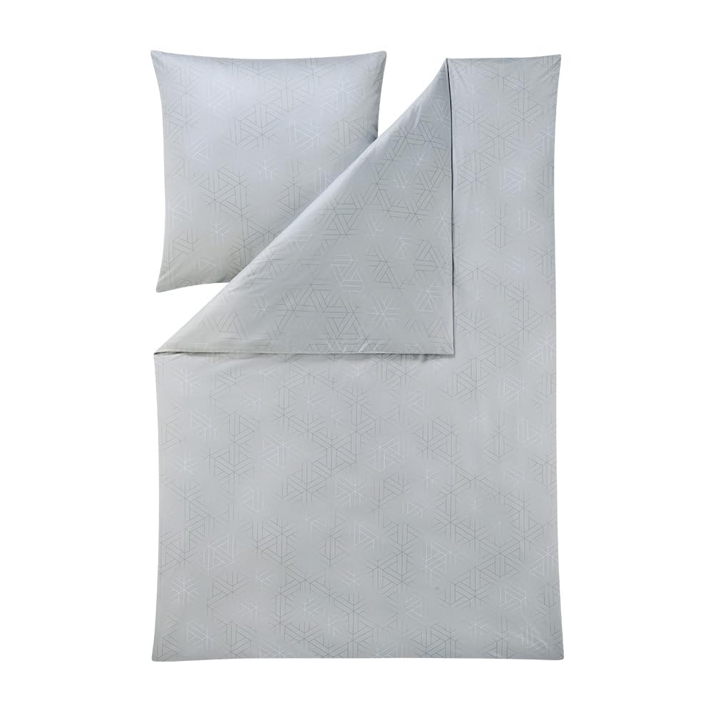 ESTELLA Atelier Bettwäsche Pippa Farbe grau Grösse 155x200 + 80x80 Grau 155x200 + 80x80, Grau 155x20