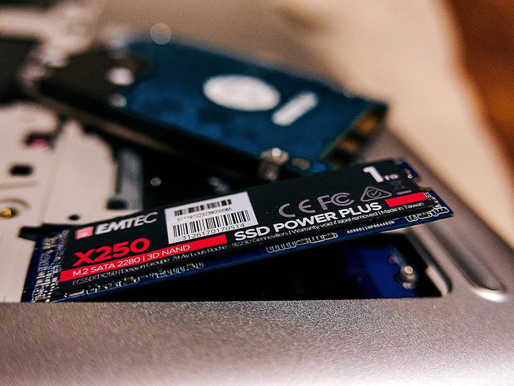 Emtec SSD M2 SATA x250 256GB Power Plus 3D NAND 256 GB, 256 GB
