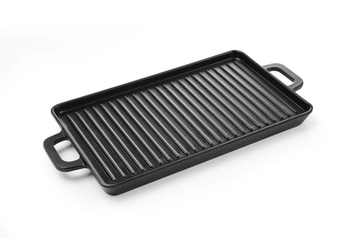 HENDI Mini-Servierbrett, Grillpfannen-optik, Little Chef, zum Präsentieren und Servieren von Speisen