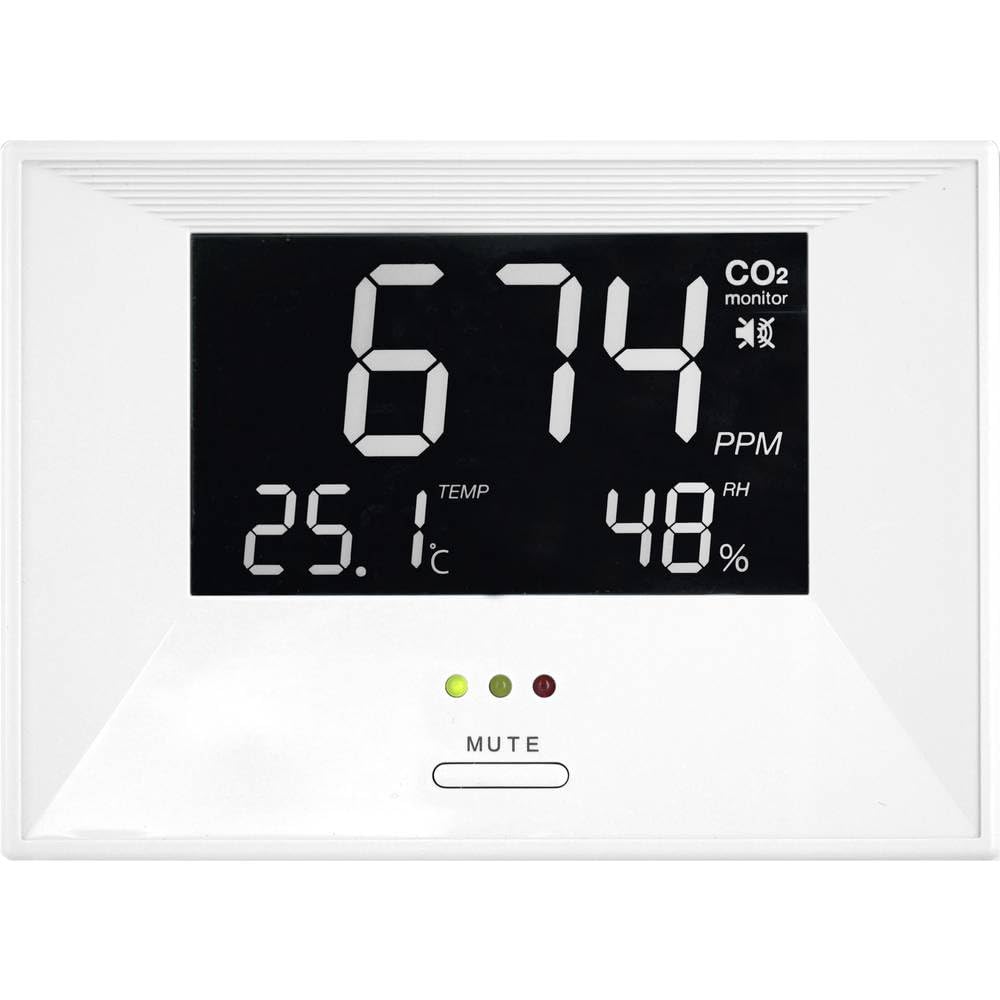 TFA Dostmann CO2-Messgerät, 31.5003, CO2-Monitor AIRCO2NTROL LIFE, mit Temperatur und Luftfeuchtigke