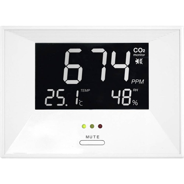 TFA Dostmann CO2-Messgerät, 31.5003, CO2-Monitor AIRCO2NTROL LIFE, mit Temperatur und Luftfeuchtigke