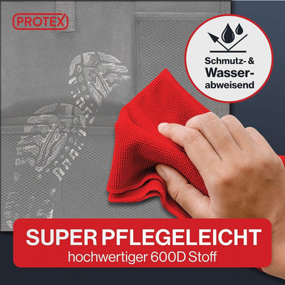 PROTEX | Premium [1er Set] Rückenlehnenschutz Auto–Auto Rücksitz Organizer [Oxford 600D] –wasserabwe