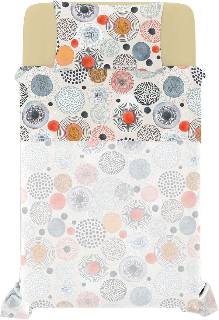 Fantasy Acquerello Italian Bed Linen Bettwäsche, Kleine doppelte, Mikrofaser Acquerello Kleine doppe
