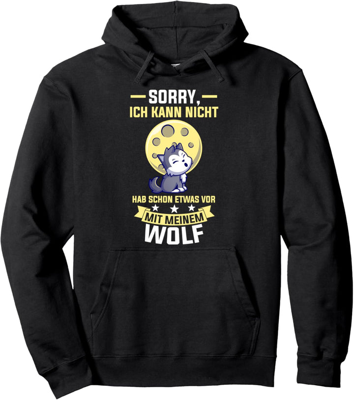 Zoo Wölfe Wolf Pullover Hoodie