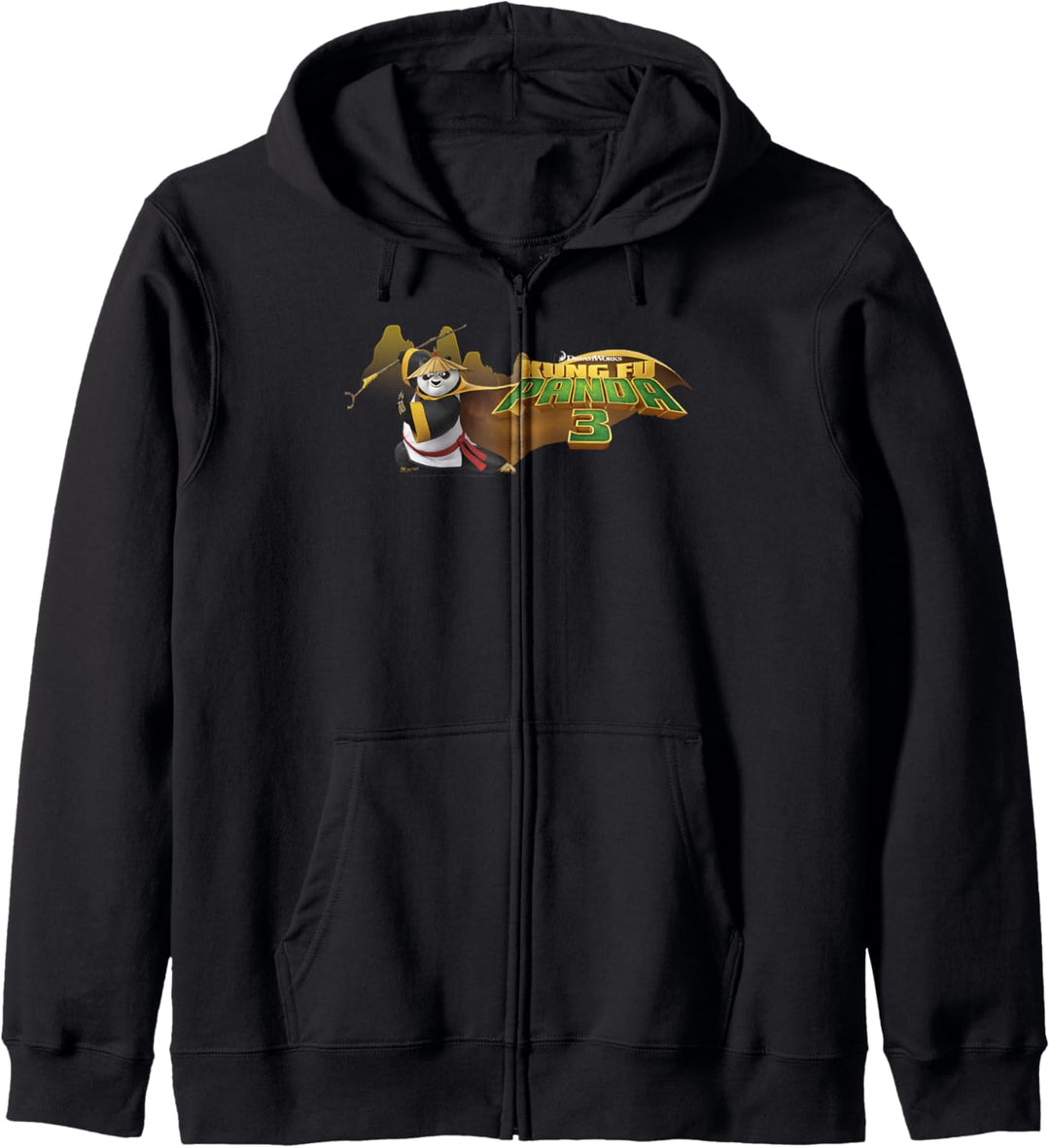 Kung Fu Panda Master Po Portrait Movie Logo Kapuzenjacke