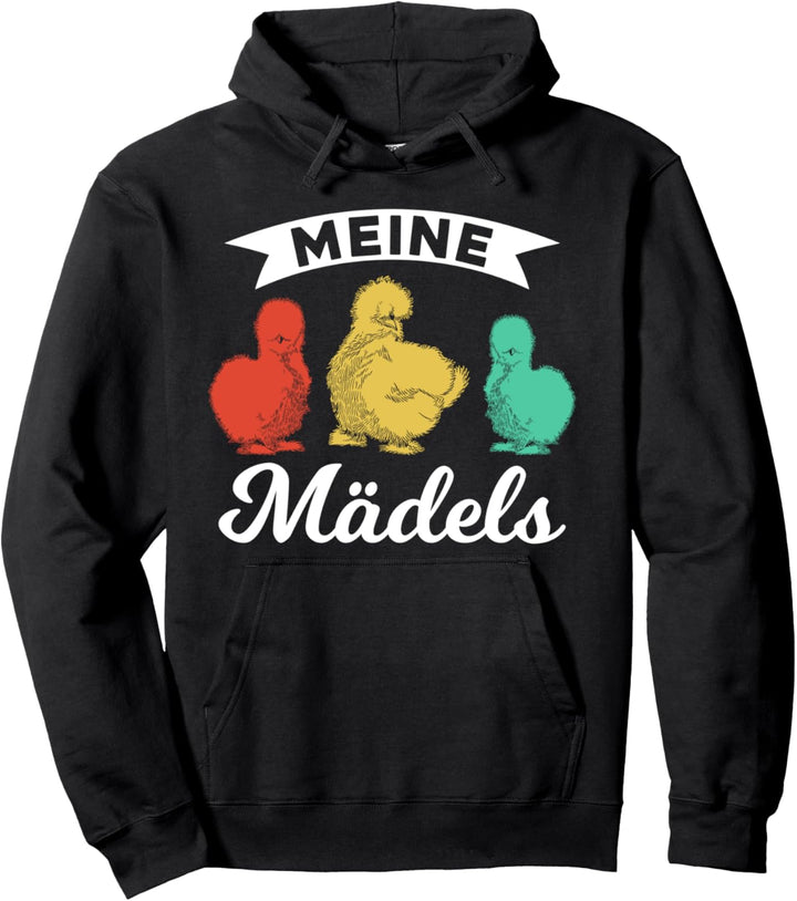 Seidenhühner Seidenhuhn Zwergseidenhuhn Pullover Hoodie
