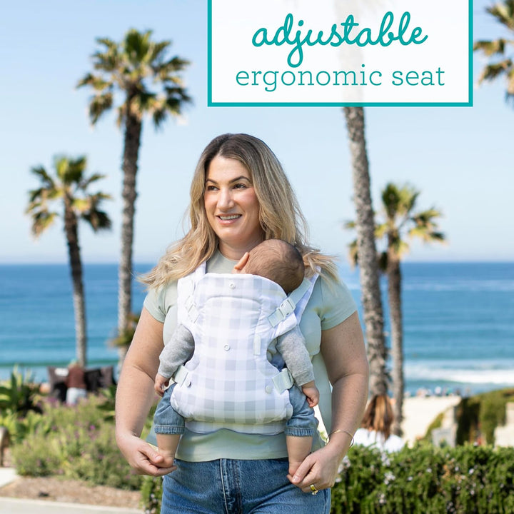 Infantino Babytrage Flip Advanced 4-in-1, Ergonomische und Umwandelbare Babytrage, Trage für Front u