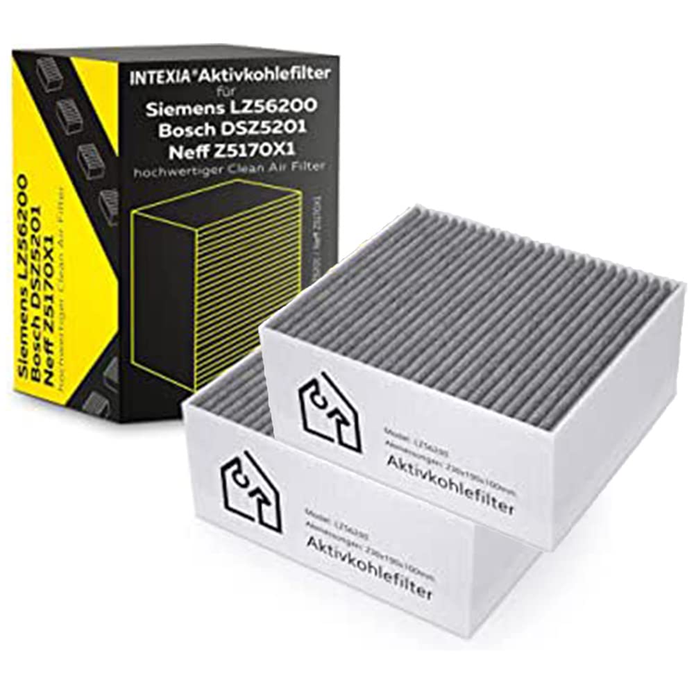 INTEXIA® activated carbon filter for Siemens/Bosch/Neff high-quality Clean Air Filter - LZ56200 / DS