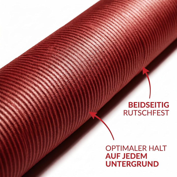 NRB Yogamatte 183 x 61 x 1,5 cm extra dick – Rutschfeste Fitnessmatte &amp; Gymnastikmatte – Gelenkschon