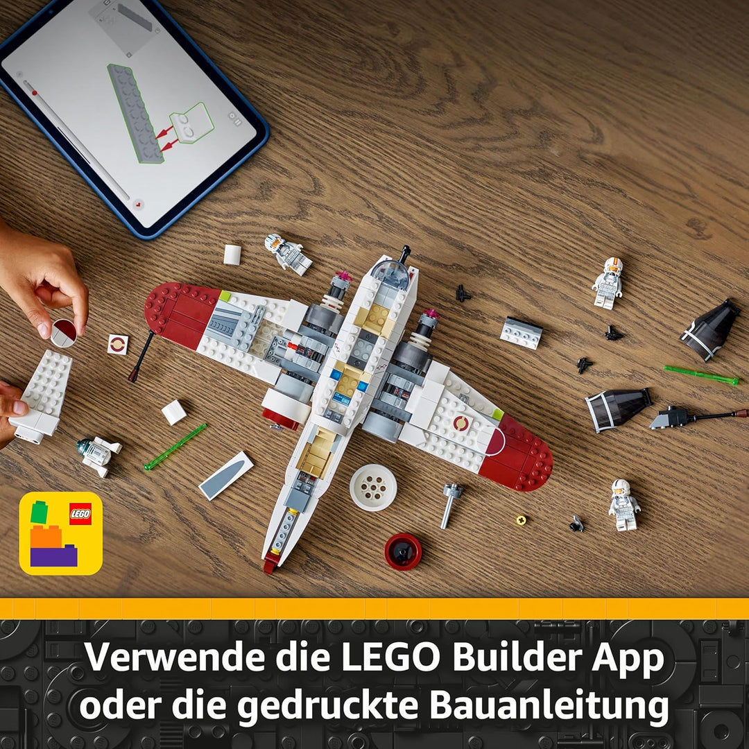 LEGO Star Wars 75402 ARC-170 Starfighter Spielzeug mit 4 Minifiguren inkl. Klon-Piloten und R4-P44 D