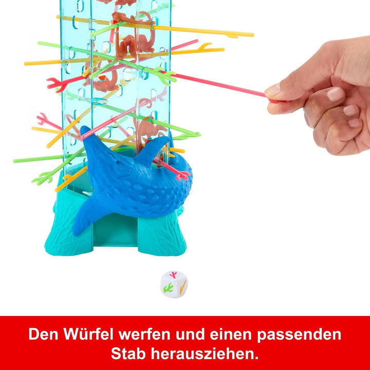 Mattel Games S.O.S. AffenalarmJurassic World: Die Wiedergeburt -Spiel für Kinder und Familie mit Oze