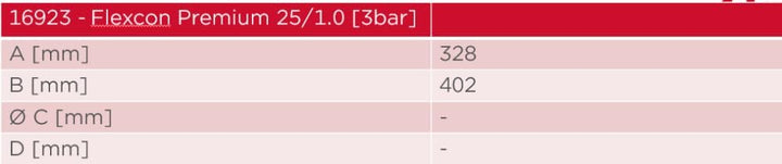 Flamco Flexcon Premium 25L 1/3bar Ausdehnungsgefäss - Ideal für geschlossene Kreisläufe, Heizung, Kl