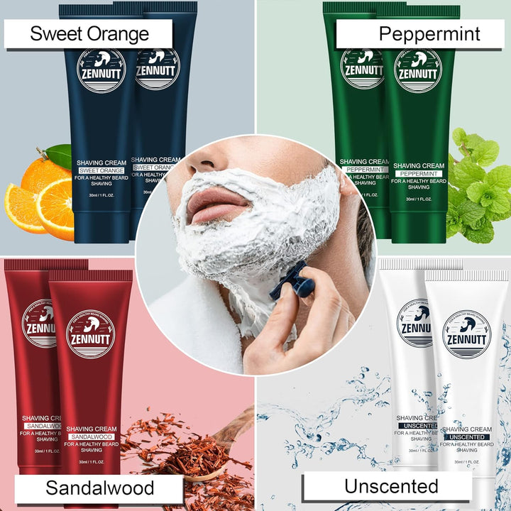 Reise-Rasiercreme-Set für Herren, Geschenkset, luxuriöse Rasierlotionen für enge Nassrasur, einzigar