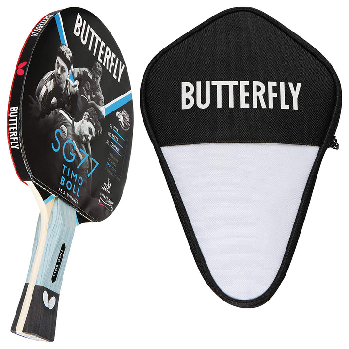 Butterfly® Timo Boll SG77 Tischtennisschläger | Tischtennis Racket Bat Hobby & Training | routiniert
