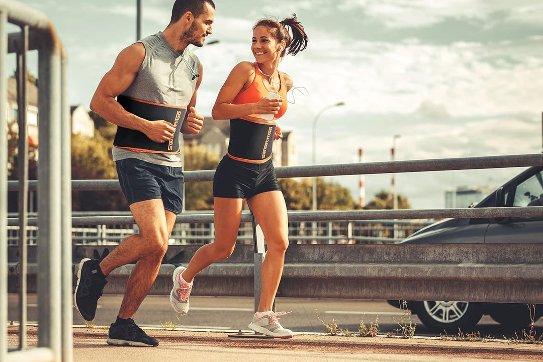 Sweat 'n' Go Bauchweggürtel - Starkes Schwitzen Durch Extra Dickes Neopren - Schwitzgürtel Mit Extre
