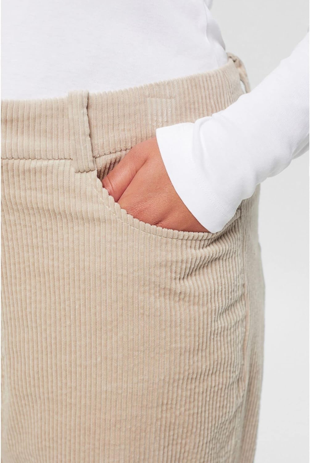 ESPRIT Damen Hose, 260/Light Taupe