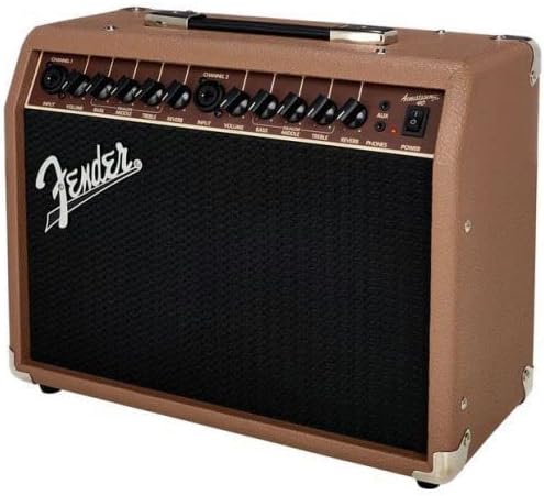 Fender Acoustasonic 40 – 40W Combo Verstärker – Geeignet für elektroakustische Gitarre & Mikrofon –