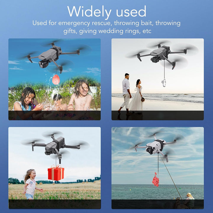 VGEBY Drohnenabwurfgerät, RC Drone Airdropper 500 Meter Fernreichweite Drone Payload Release System