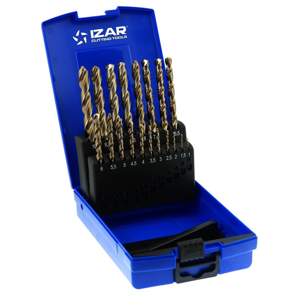 IZAR Bohrkassette, 1 Stück, 1-10x0,5 Kobalt