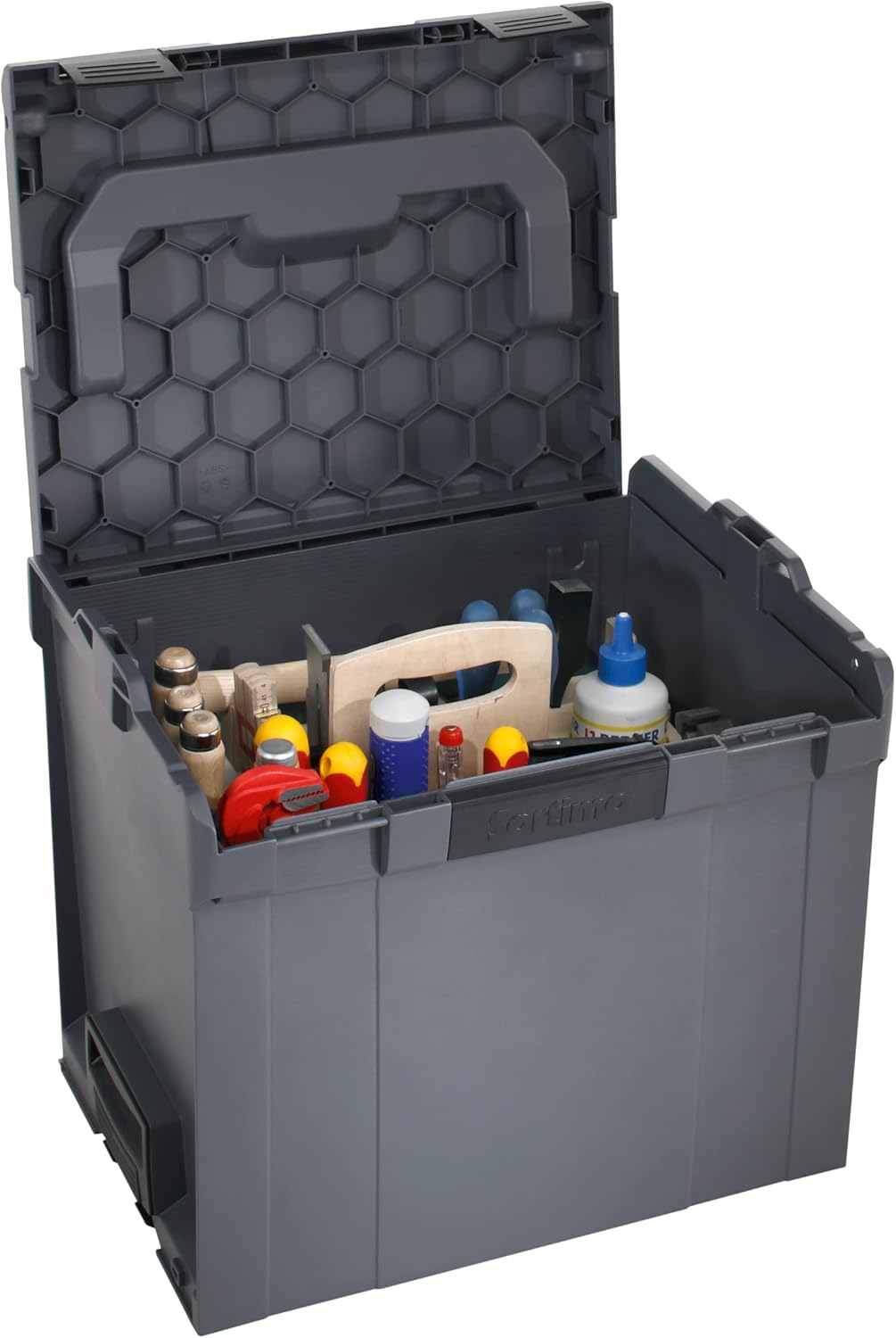 Bosch Sortimo L BOXX 374 Anthrazit Grösse 4 Serie G (alte Version) Professioneller Werkzeugkoffer -