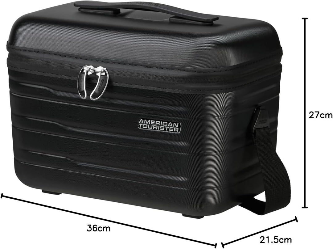 American Tourister Flashline - Kosmetikkoffer, 36 cm, Schwarz (Shadow Black)