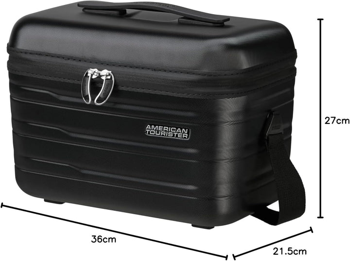 American Tourister Flashline - Kosmetikkoffer, 36 cm, Schwarz (Shadow Black)