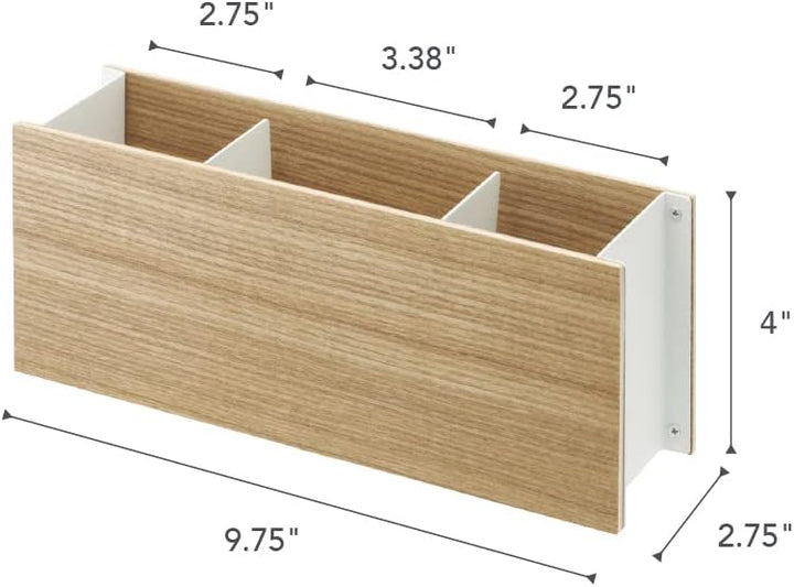 Pen & Remote Rack - Rin - natural Weiss, Weiss