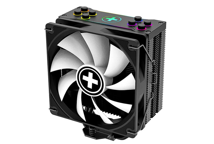 Xilence M704PRO.ARGB AMD und Intel CPU Kühler, 120mm ARGB PWM Lüfter, 180W TDP, transparent/schwarz