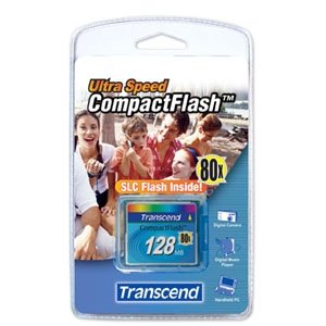 Transcend 128mb Compactflash 128MB Compact Flash Speicherkarte (CF Type I)