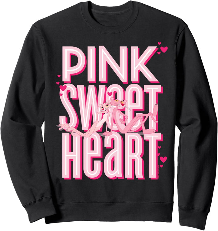 The Pink Panther Valentine's Day Pink Sweet Heart Sweatshirt