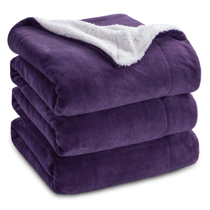 BEDSURE Kuscheldecke - Warm Sherpa Wolldecke & Sofadecke, Flauschig Sofaüberwurf Decke, Dicke Couchd