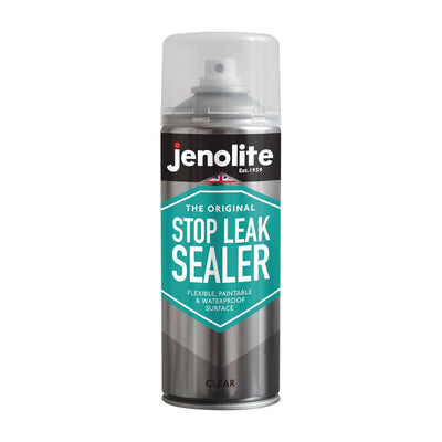 JENOLITE Stop Leak Dichtungsspray | KLAR | Wasserdichter Dichtstoff | Stopft, Versiegelt & Behebt Le