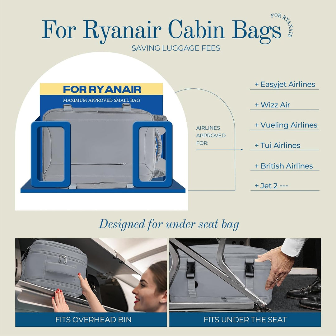 Lossga Für Ryanair Handgepäck 40x20x25 Handgepäck Rucksack Reiserucksack Flugzeug Rucksack 40x20x25