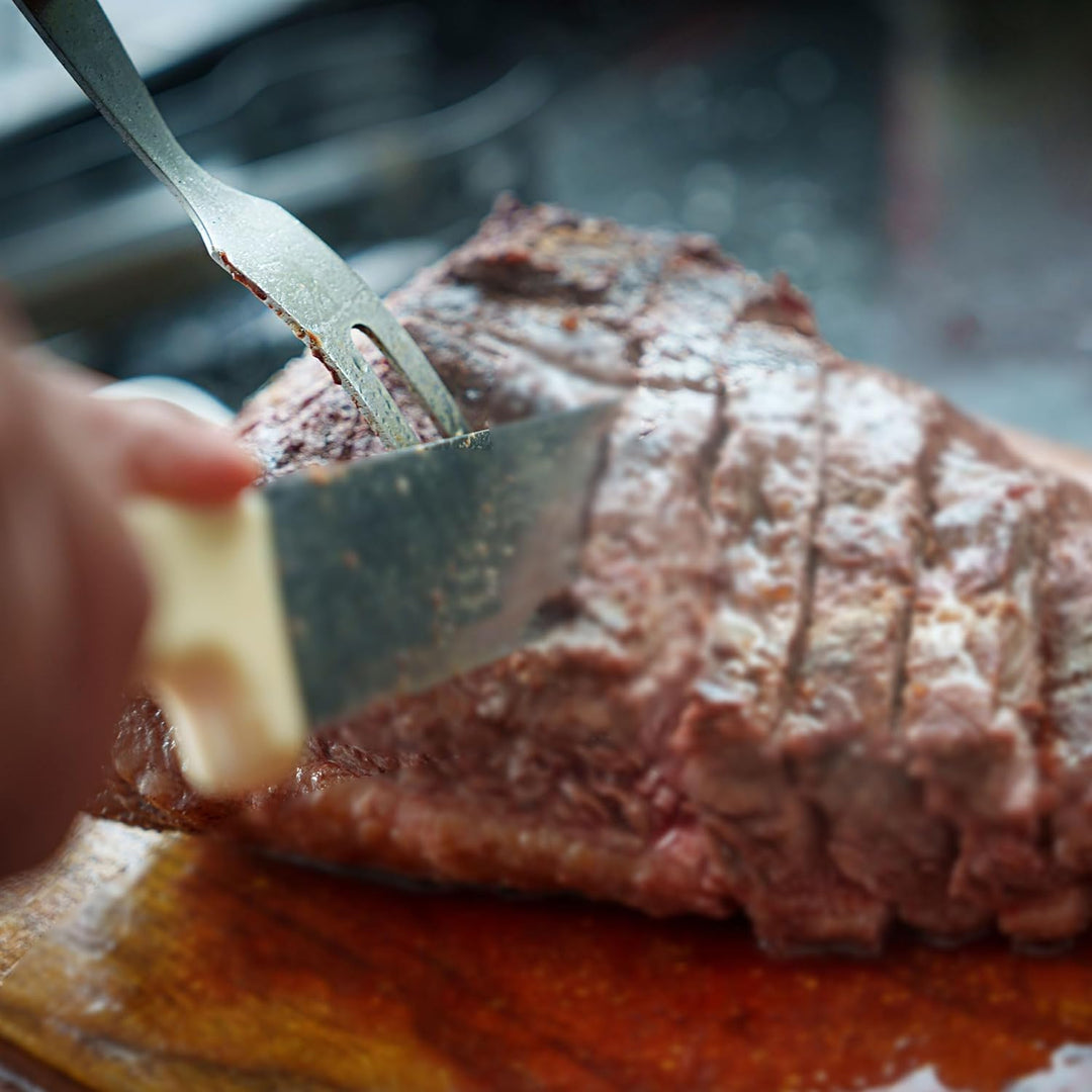 IMEEA Fleischgabeln Set Grillgabeln Edelstahl Grillgabel Bratengabel Wurstgabeln Küchen Zubehör 33.5