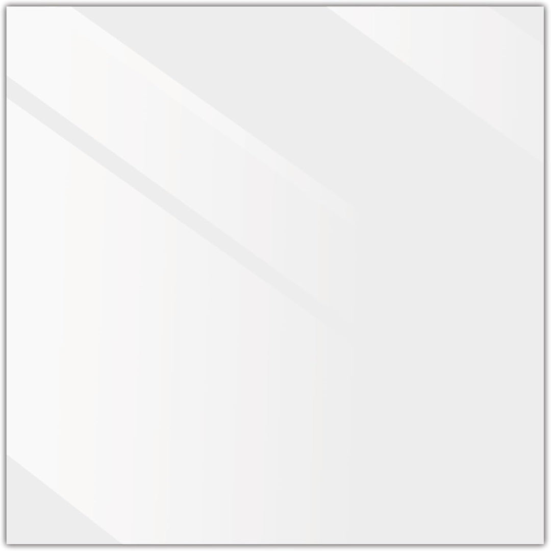 HEXIM Rasterdeckenplatte 62x62cm (20 Platten) Kunststoff Deckenplatte weiss glanz schwer entflammbar