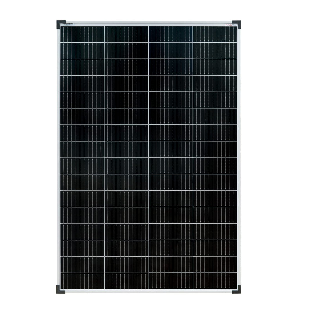 enjoy solar® 180W 12V Monokristallines Solarmodul, 182mm Solarzellen 10 Busbars Solarpanel ideal für