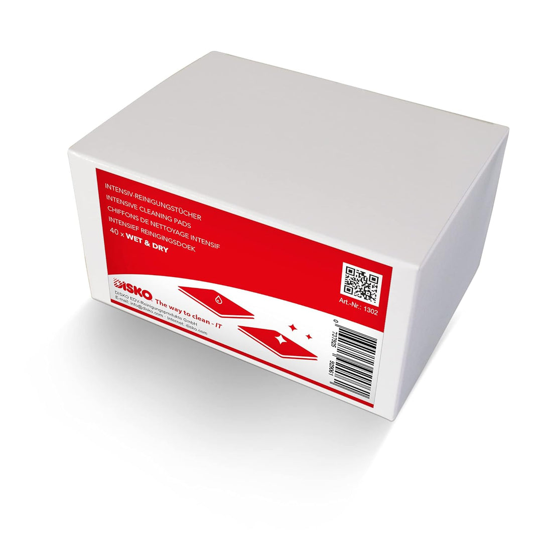 Disko Intensiv-Reinigungstücher, 1er Pack (1 x 40 Stück)