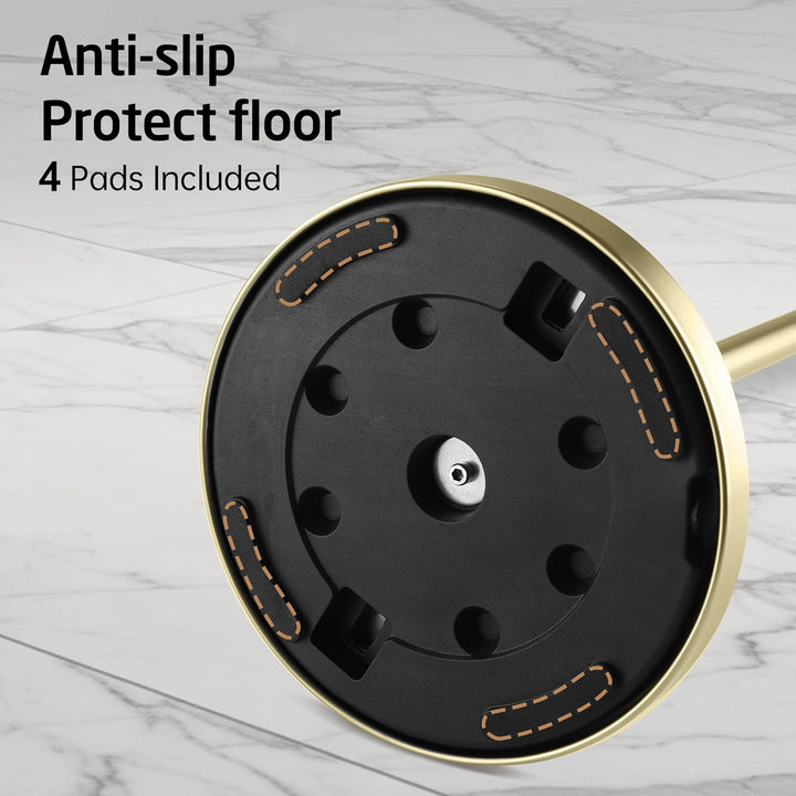 KES Toilettenpapierhalter Stehend Klopapierhalter Freistehend Toilettenpapierständer Edelstahl SUS 3