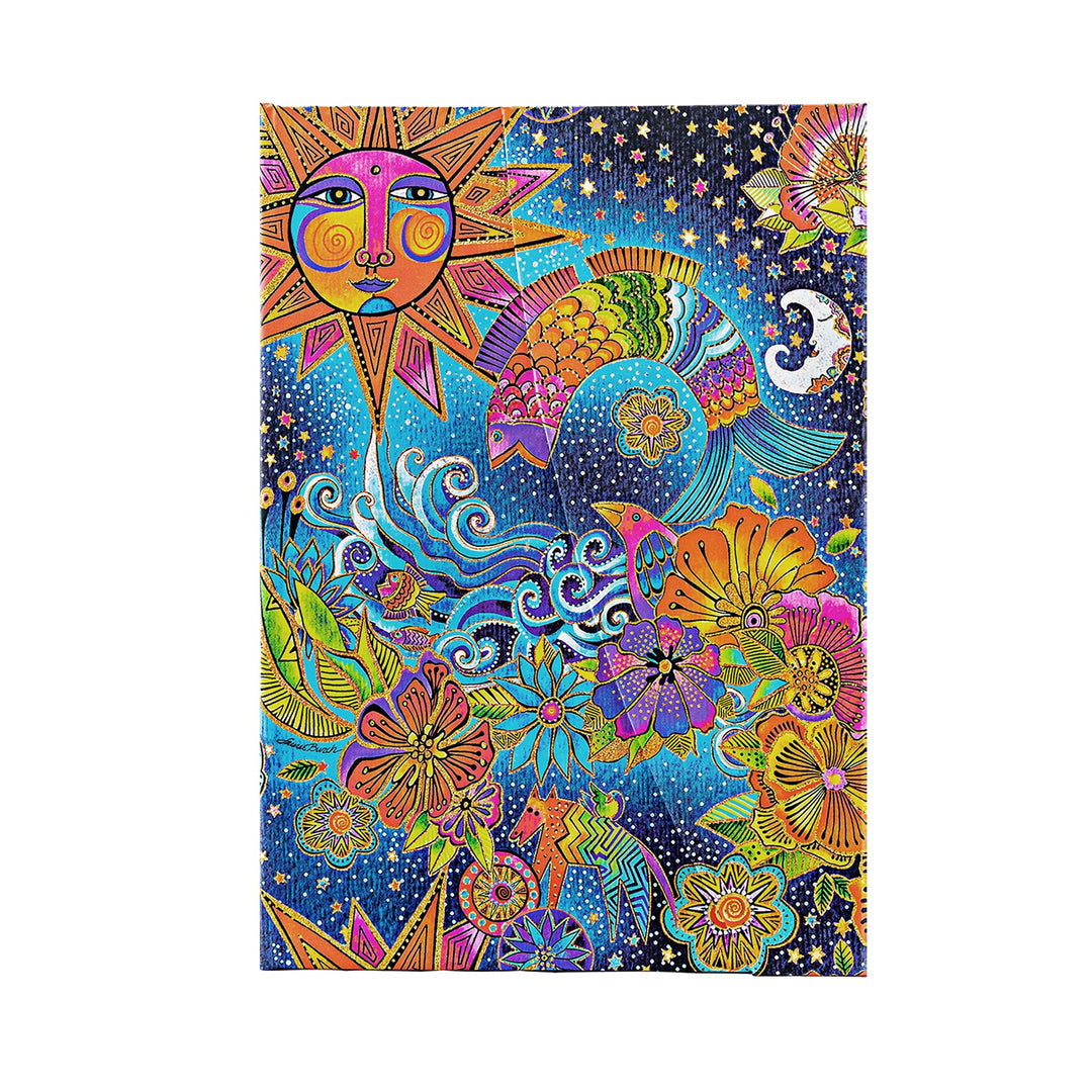 Paperblanks - Celestial Magic - Whimsical Creations - Midi - Unlined - Wrap - 120 Gsm