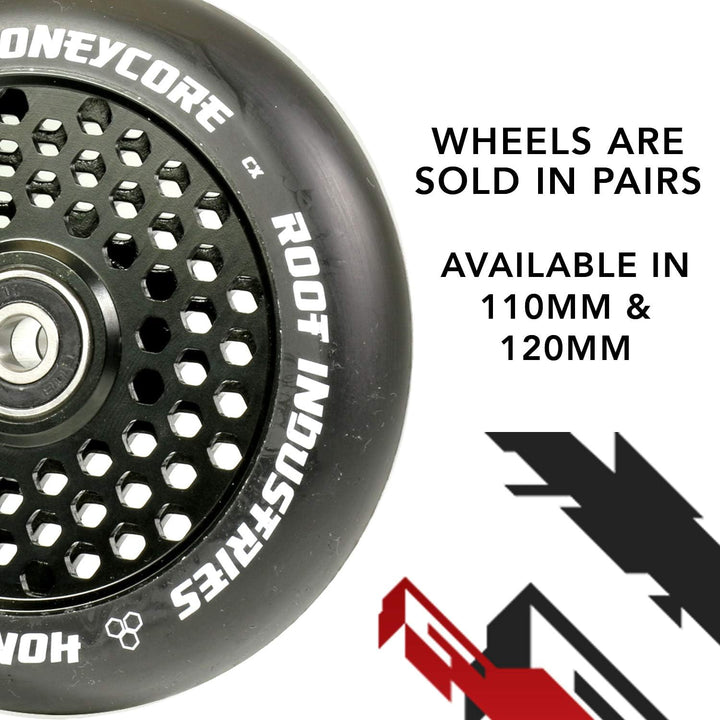Root Honeycore Scooter-Räder Schwarz 110mm, Schwarz 110