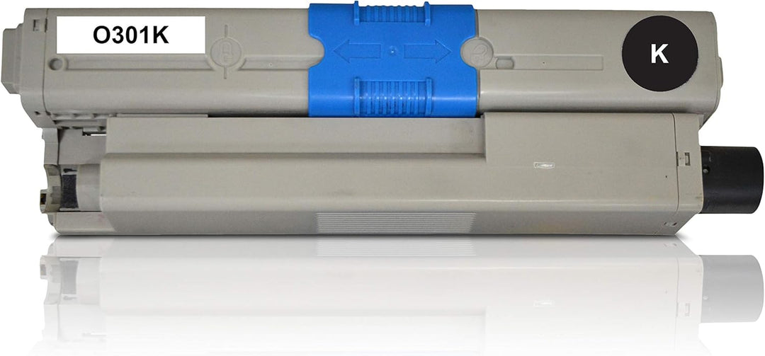 4 Toner kompatibel zu Oki 44973536 44973533 44973534 44973535 Schwarz, Cyan, Magenta, Gelb für C301