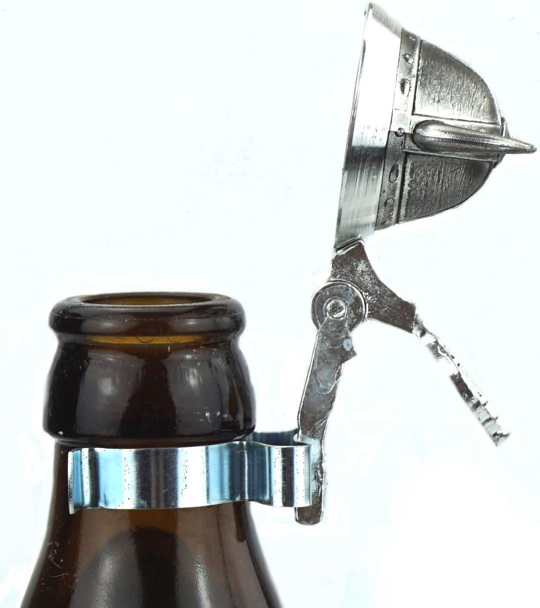 Flaschendeckel Zinn, Bierflasche Zinn Deckel, Bierflaschendeckel, Wikinger, Helm