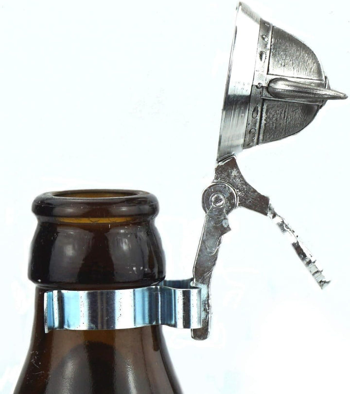 Flaschendeckel Zinn, Bierflasche Zinn Deckel, Bierflaschendeckel, Wikinger, Helm