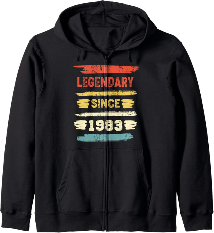 Retro Geburtstag 1983 - Vintage Legendär seit 1983 Kapuzenjacke