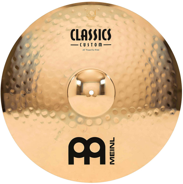 Meinl Cymbals Classics Custom Brilliant Powerful Ride 20 Zoll (Video) Schlagzeug Becken (50,80cm) B1