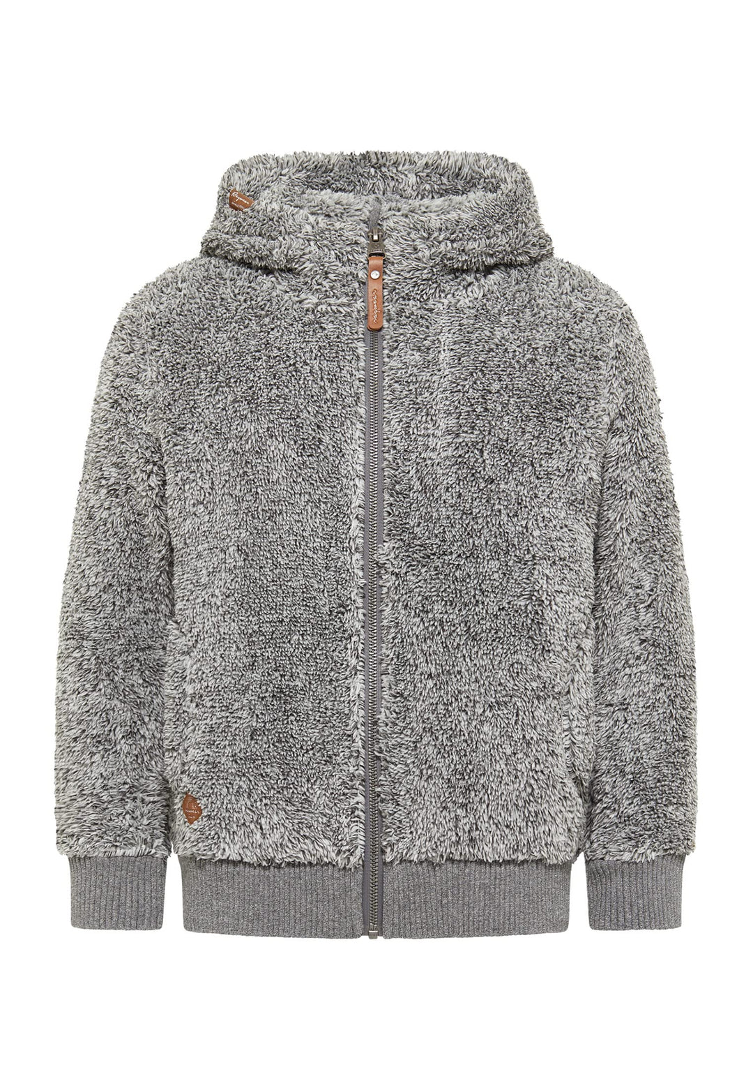 Ragwear Valentyna Mädchen Sweatjacke Sweatshirt mit Kapuze Plüsch Teddyfell Jacke Cardigan Strickjac