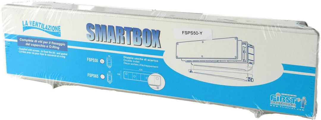 Die Lüftung FSPS50 Kassette für Smart-Boxen mit Kondensatablauf Weiss