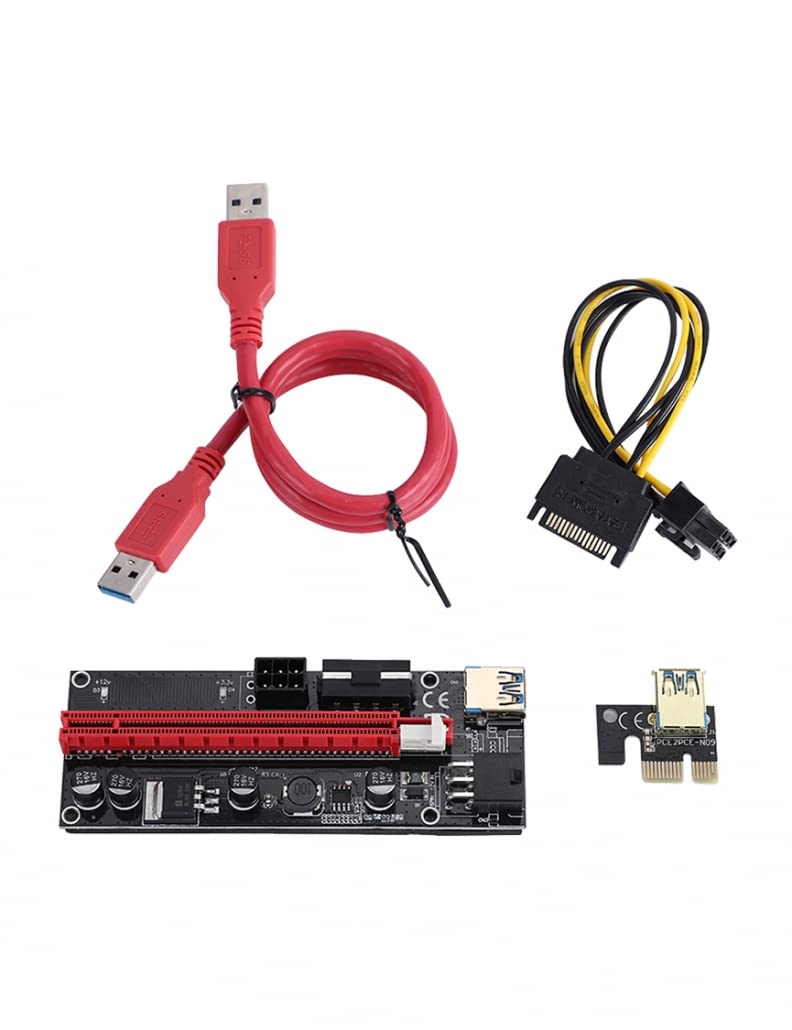 GRAUGEAR PCIe Riser Express Kits - 4 Stück