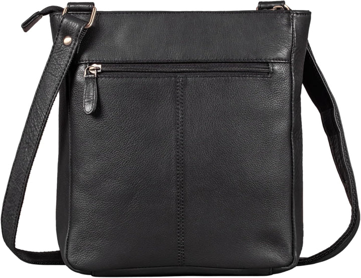 STILORD 'Kaja' Vintage Ledertasche Damen Umhängetasche Handtasche Crossbody Bag Elegante Schultertas