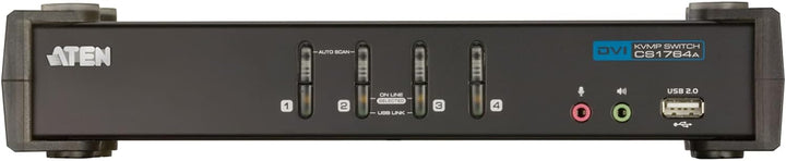 ATEN CS1764A KVM-Switch, USB, DVI, Sound